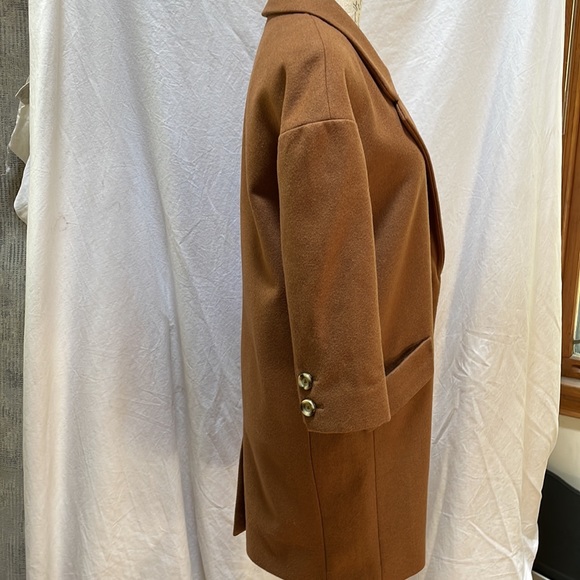 Anthropologie/ Cartonnier 3/4 Sleeve Wool Blend Coat - Picture 2 of 7